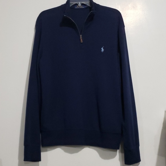 Polo Ralph Lauren Other - Ralph Lauren Polo Navy 1/4 Zip Pullover Sz M